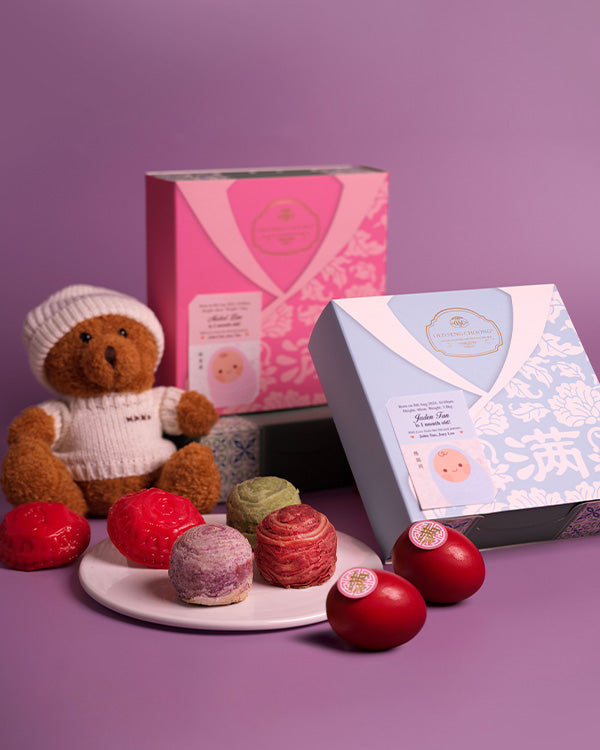 Celebrating the littlest feet that make the biggest footprints on our hearts with Old Seng Choong's Baby Full Month Package