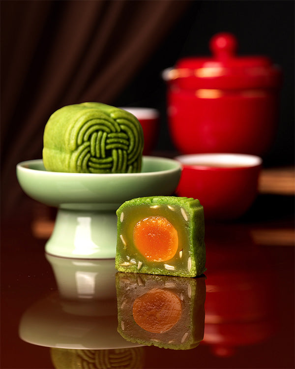 Pandan Melon Seed Salted Yolk 香兰瓜仁咸蛋黄(6pcs)