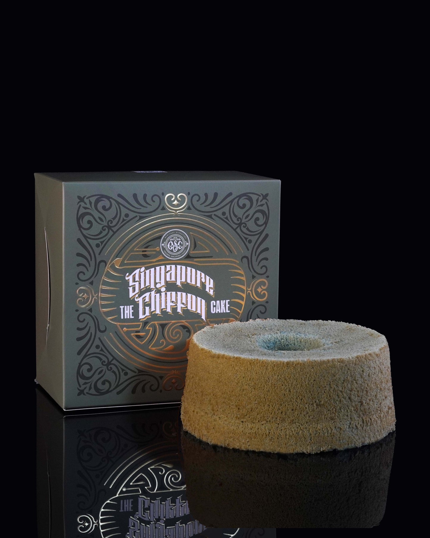 Coconut Blue Pea Chiffon Cake