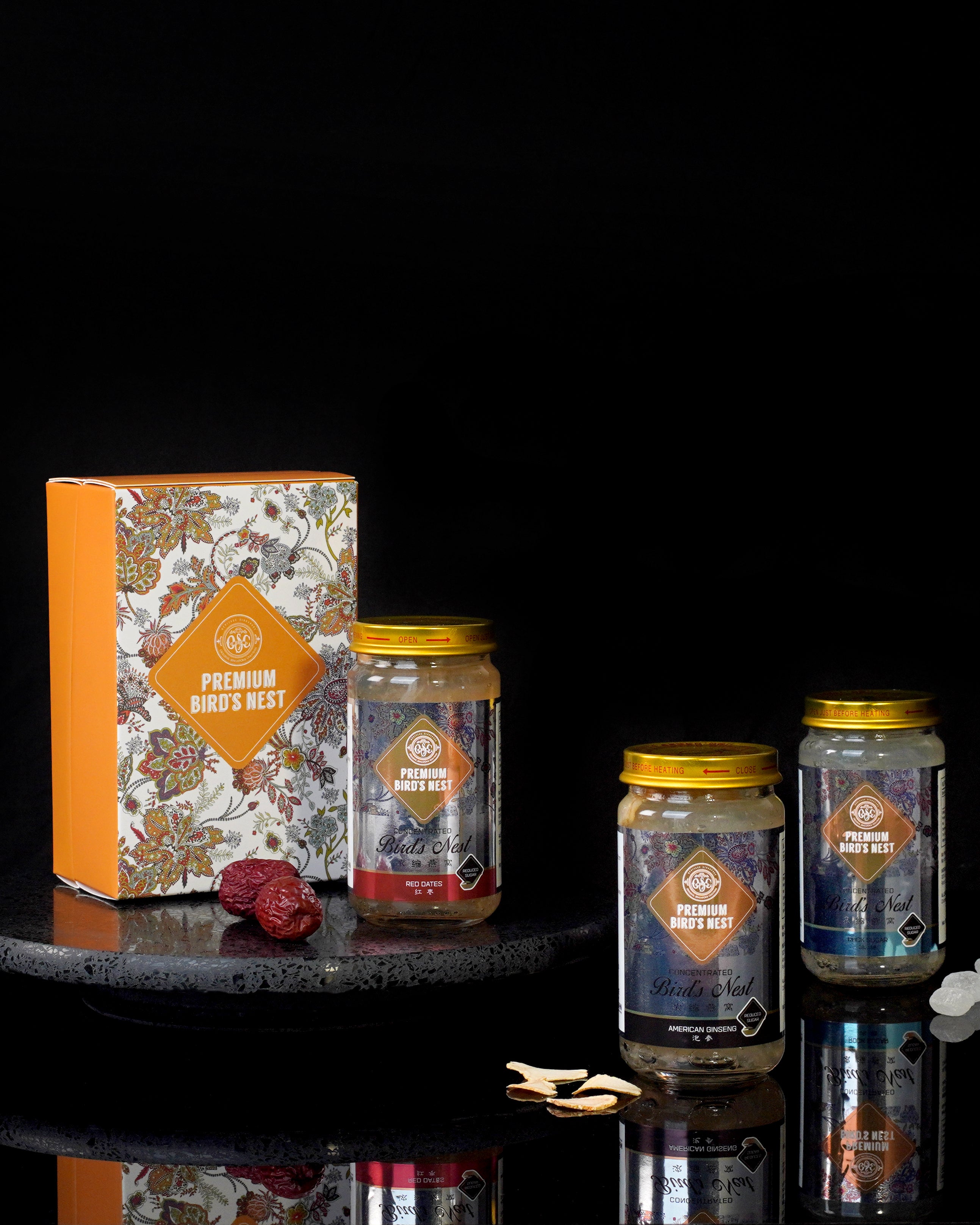 Premium Concentrated Bird's Nest - Red Dates