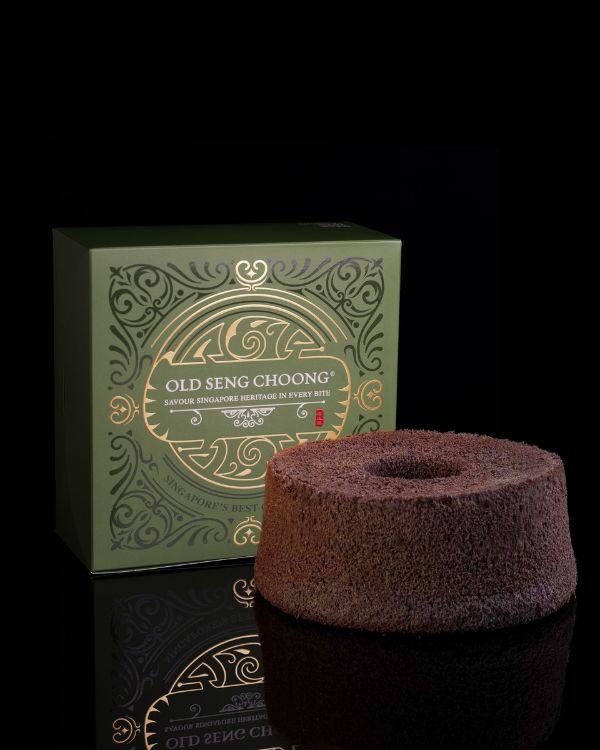 Dark Chocolate Chiffon Cake