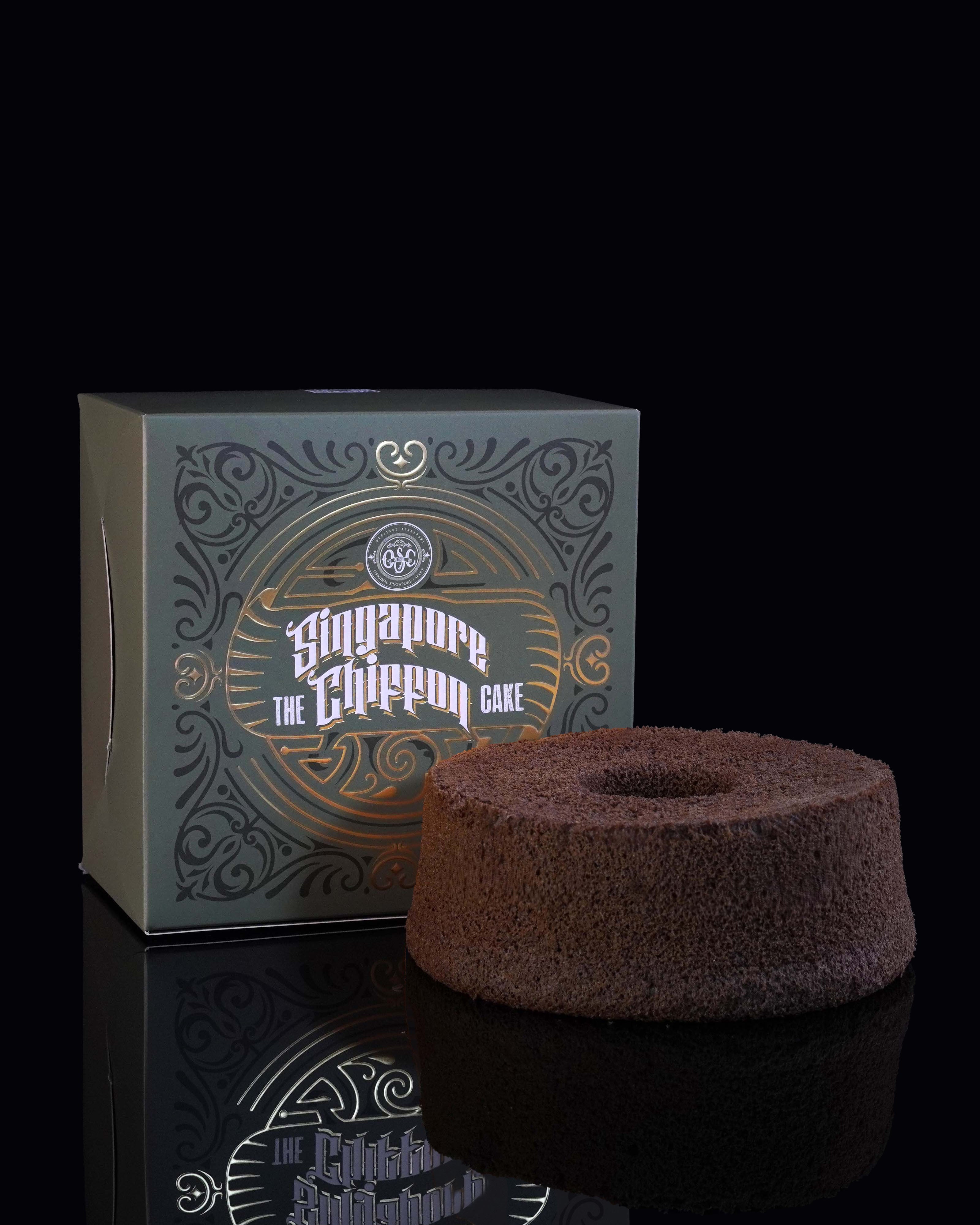 Dark Chocolate Chiffon Cake