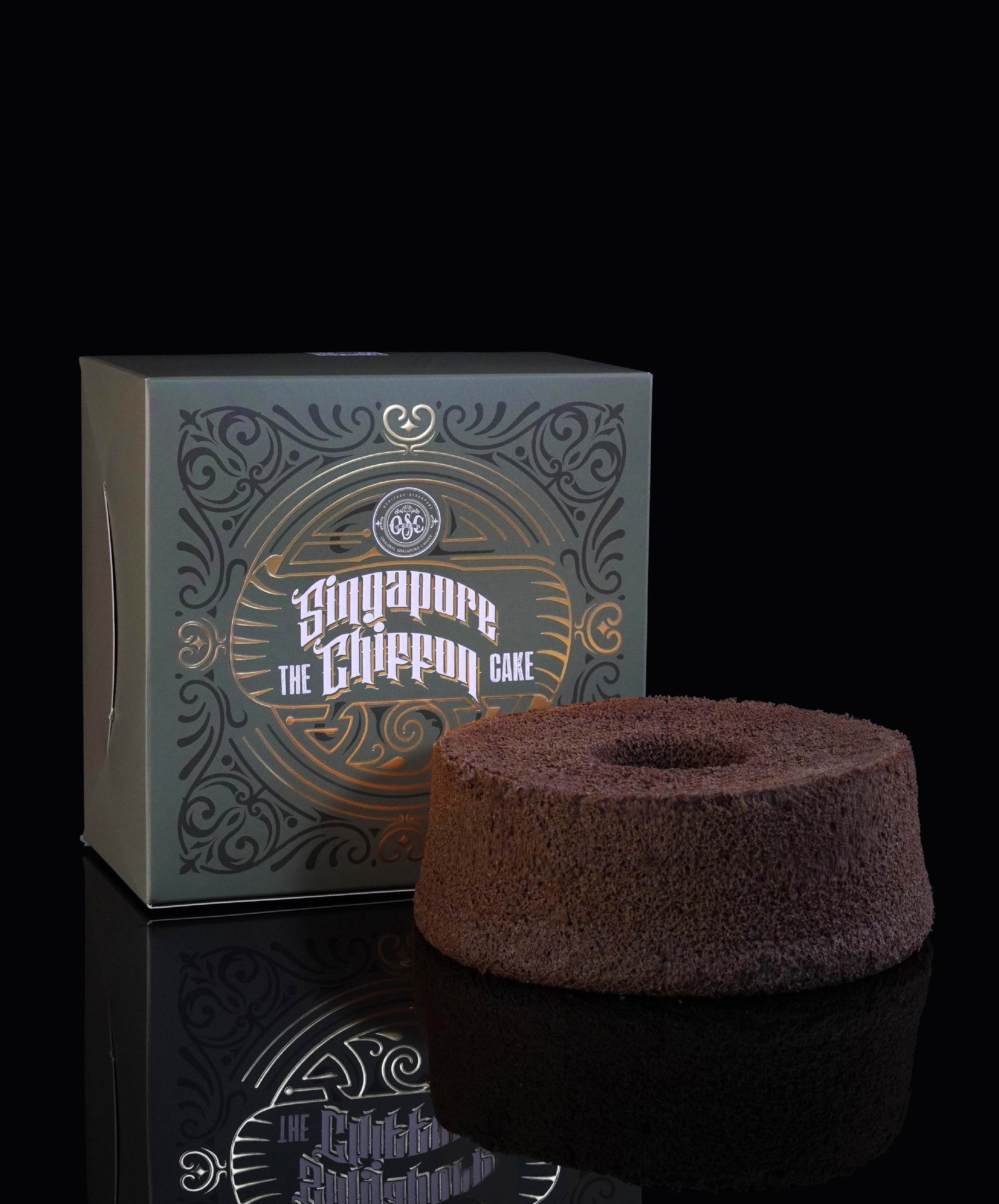 Dark Chocolate Chiffon Cake