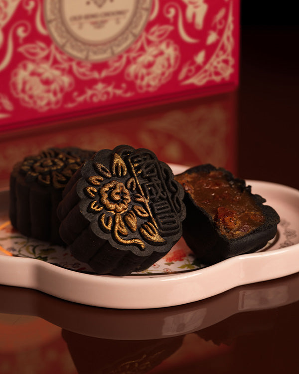 Black Truffle Bak Kwa Mooncake Set 黑松露肉干