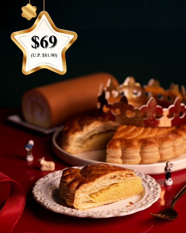 Royale Galette des Rois + Hokkaido Vanilla Swiss Roll