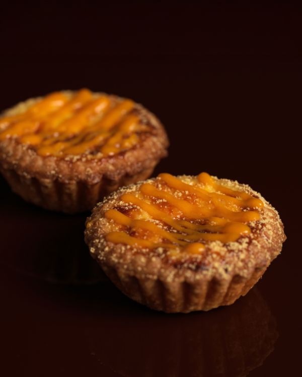 Salted Egg Yolk Creme Brulee Tart