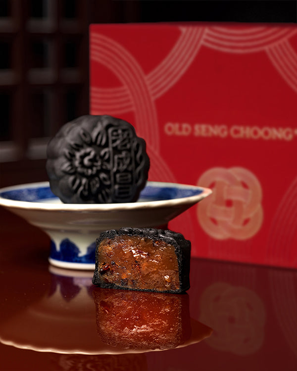 Red Lotus Chicken Bak Kwa Mooncake Set 红莲珍味鸡肉干
