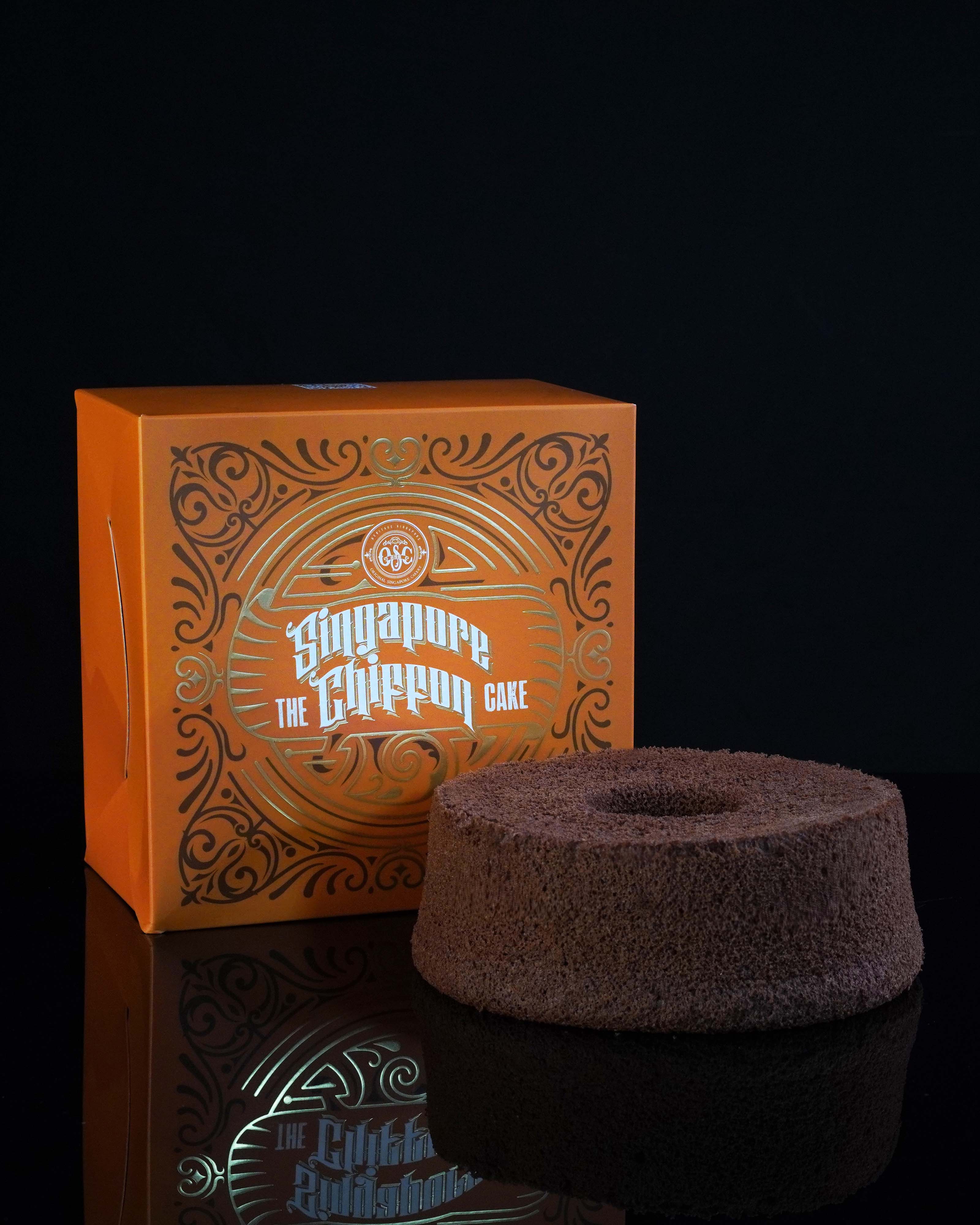 Dark Chocolate Chiffon Cake