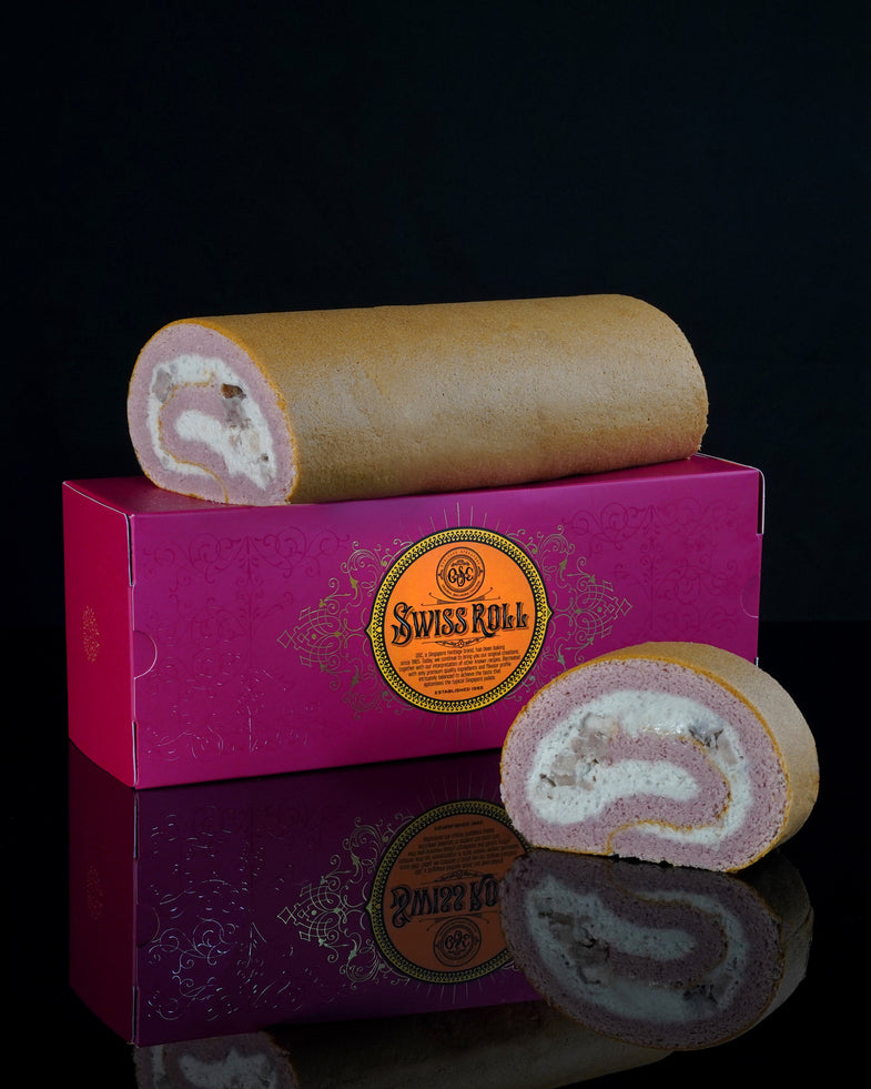 Taro Swiss Roll